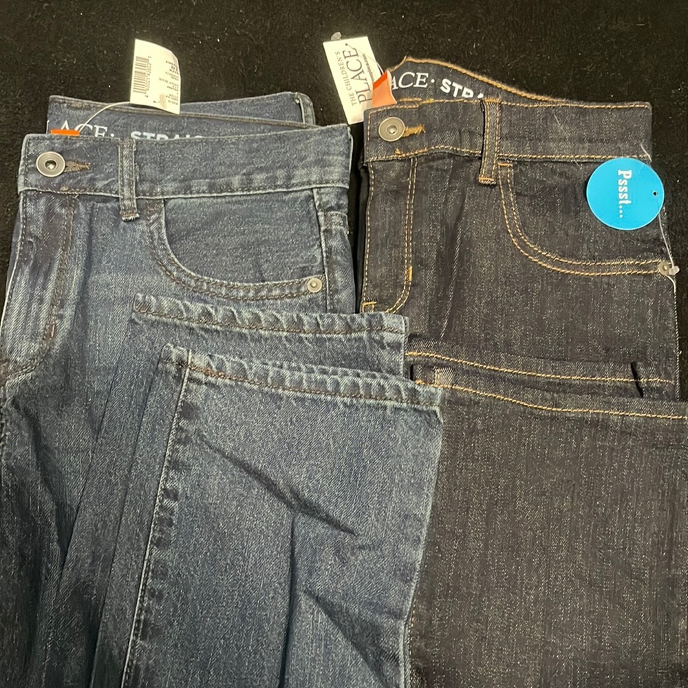 NWT BOYS 10H Husky straight leg jeans  Childrens Place